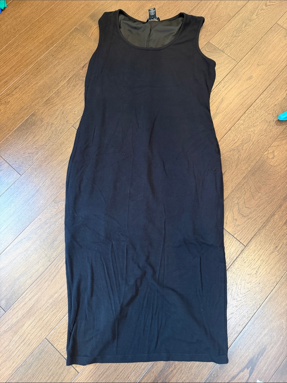 Rachel Zoe Ribbed Black Sleeveless Women’s Dress Size Large - C73-025
